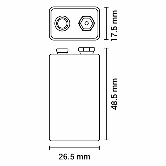 Elem AGFAPHOTO féltartós 9V 1 darabos
