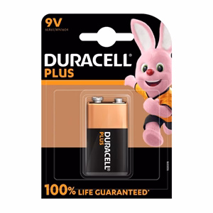 Elem DURACELL MN 1604 K1 Plus 9V 1-es
