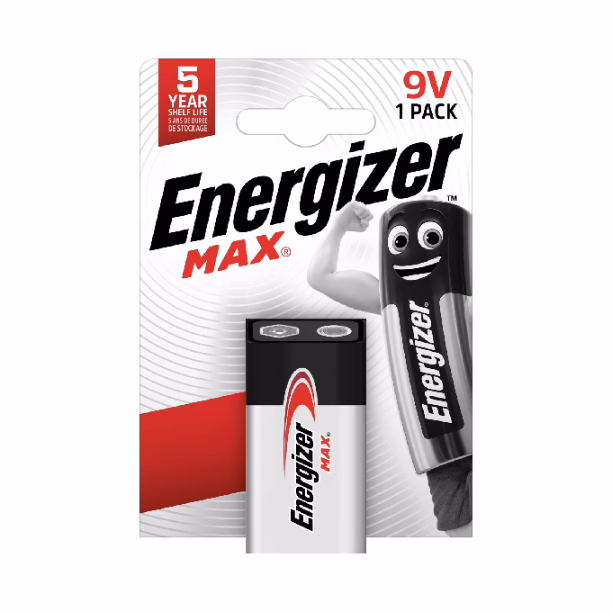 Elem ENERGIZER "Max" 9V 1 darabos