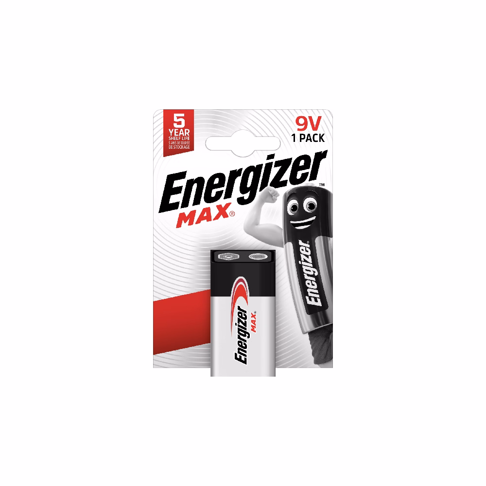 Elem ENERGIZER "Max" 9V 1 darabos