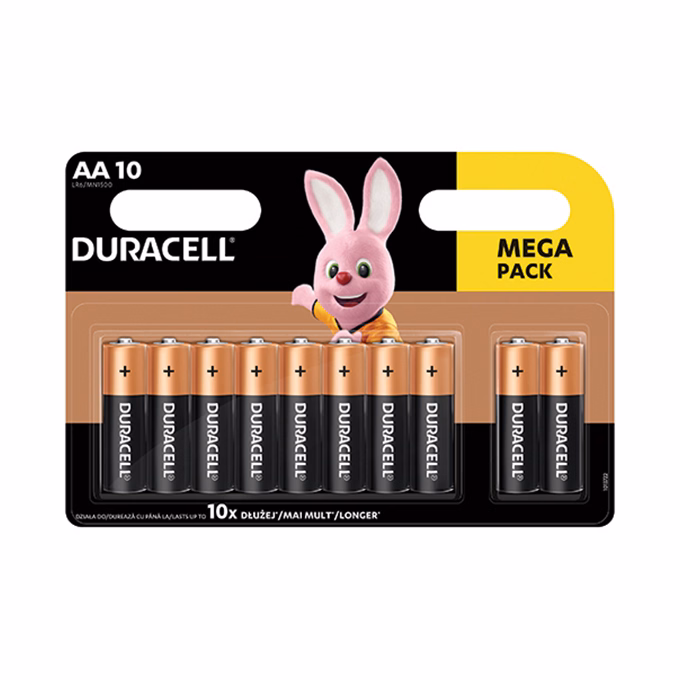 Elem ceruza DURACELL Basic AA 10-es
