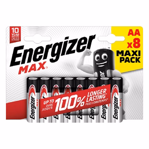 Elem ceruza ENERGIZER "Max" AA 8 darabos