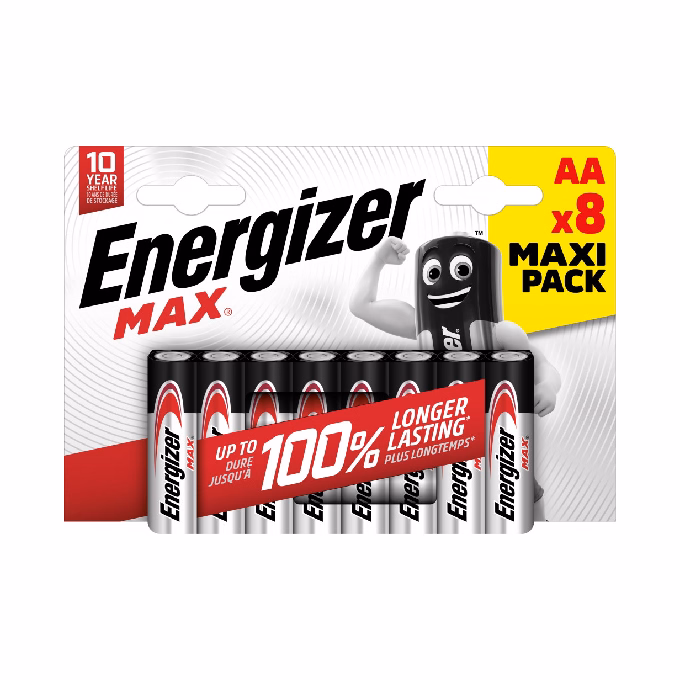 Elem ceruza ENERGIZER "Max" AA 8 darabos
