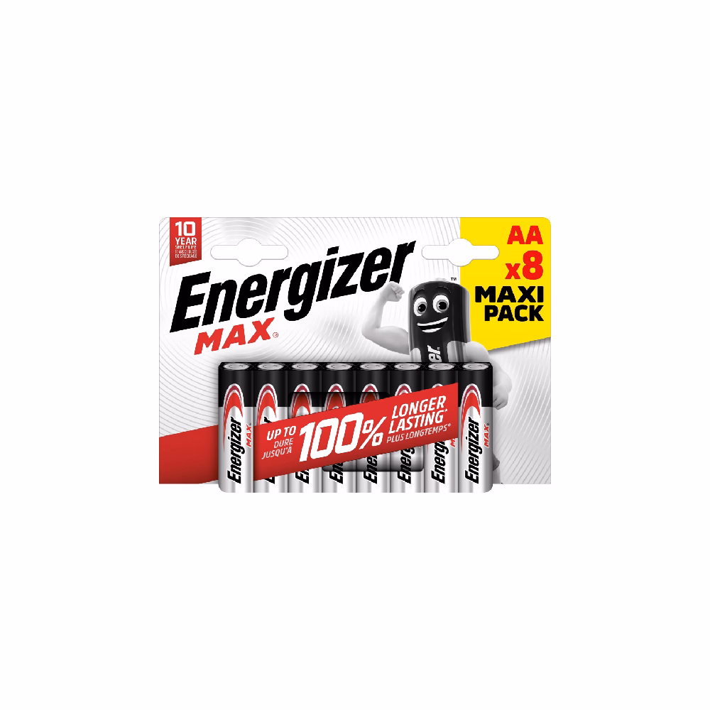 Elem ceruza ENERGIZER "Max" AA 8 darabos
