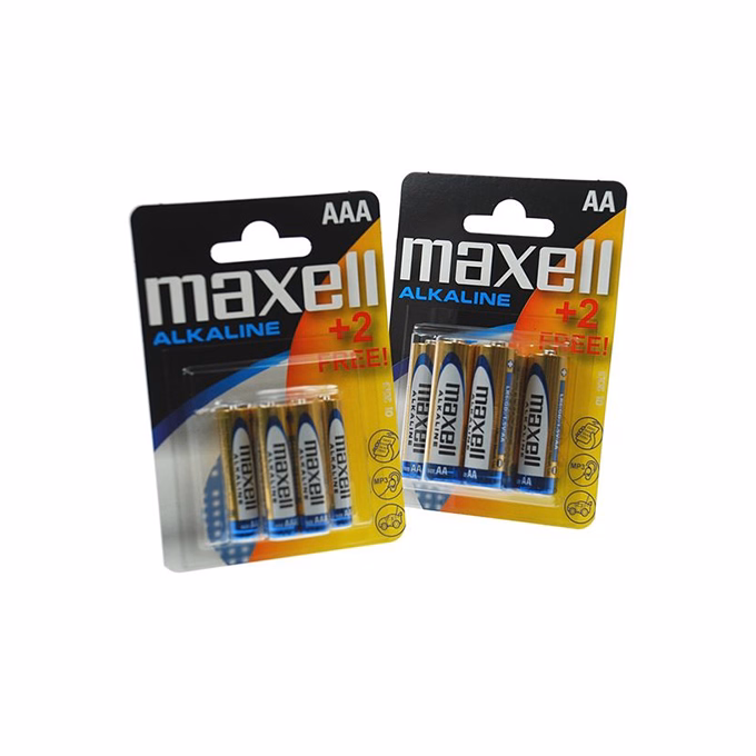 Elem ceruza MAXELL (AA, LR06) 4+2/BL