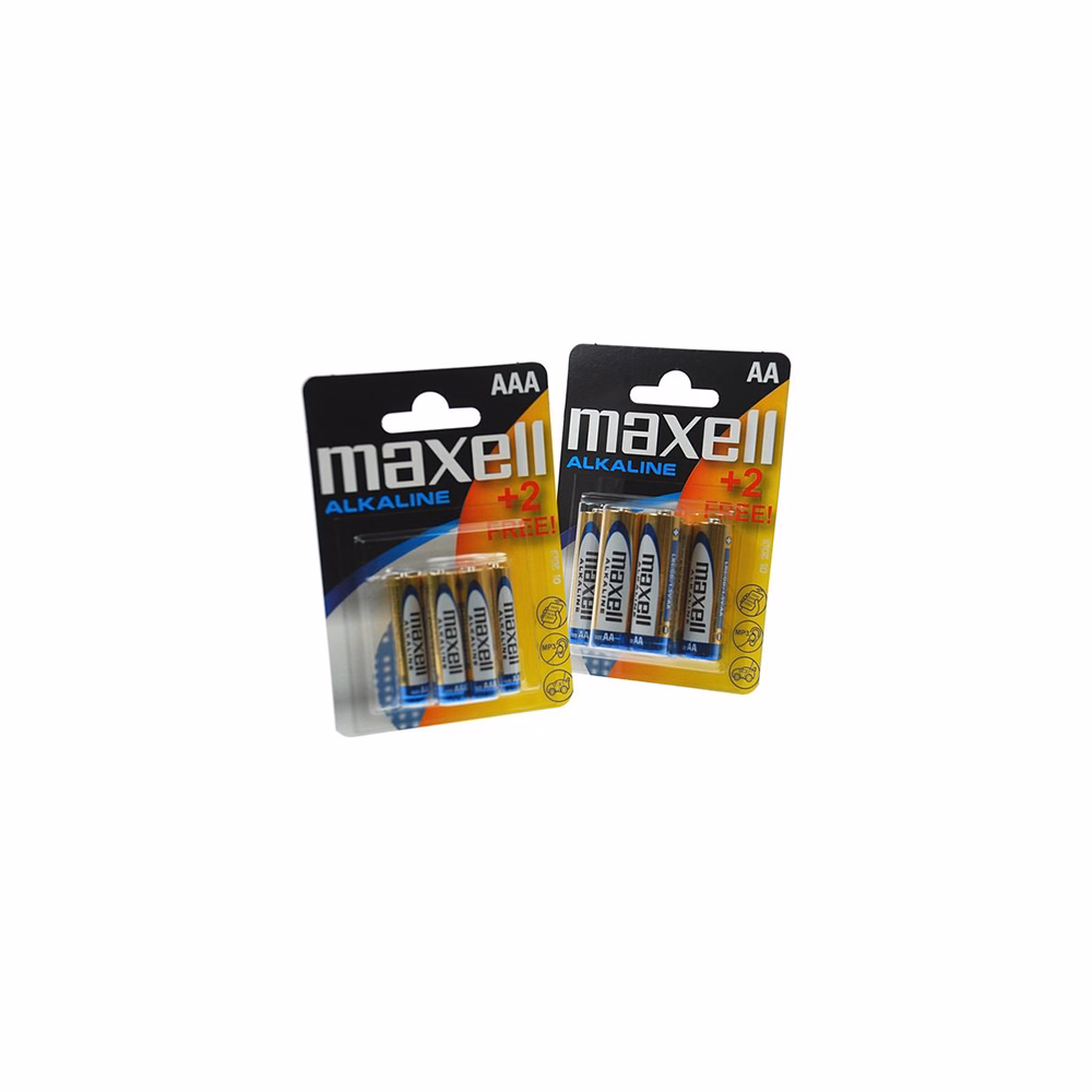 Elem ceruza MAXELL (AA, LR06) 4+2/BL