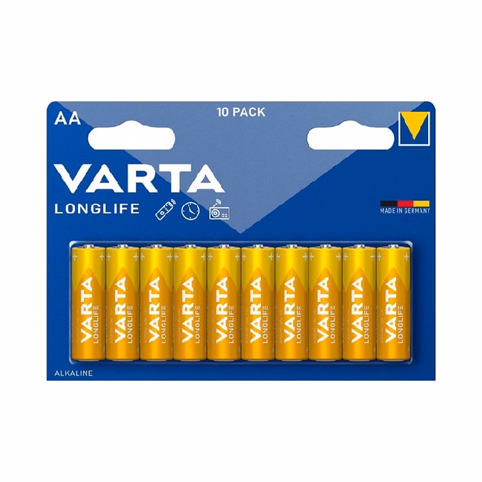 Elem ceruza VARTA Longlife AA10-es