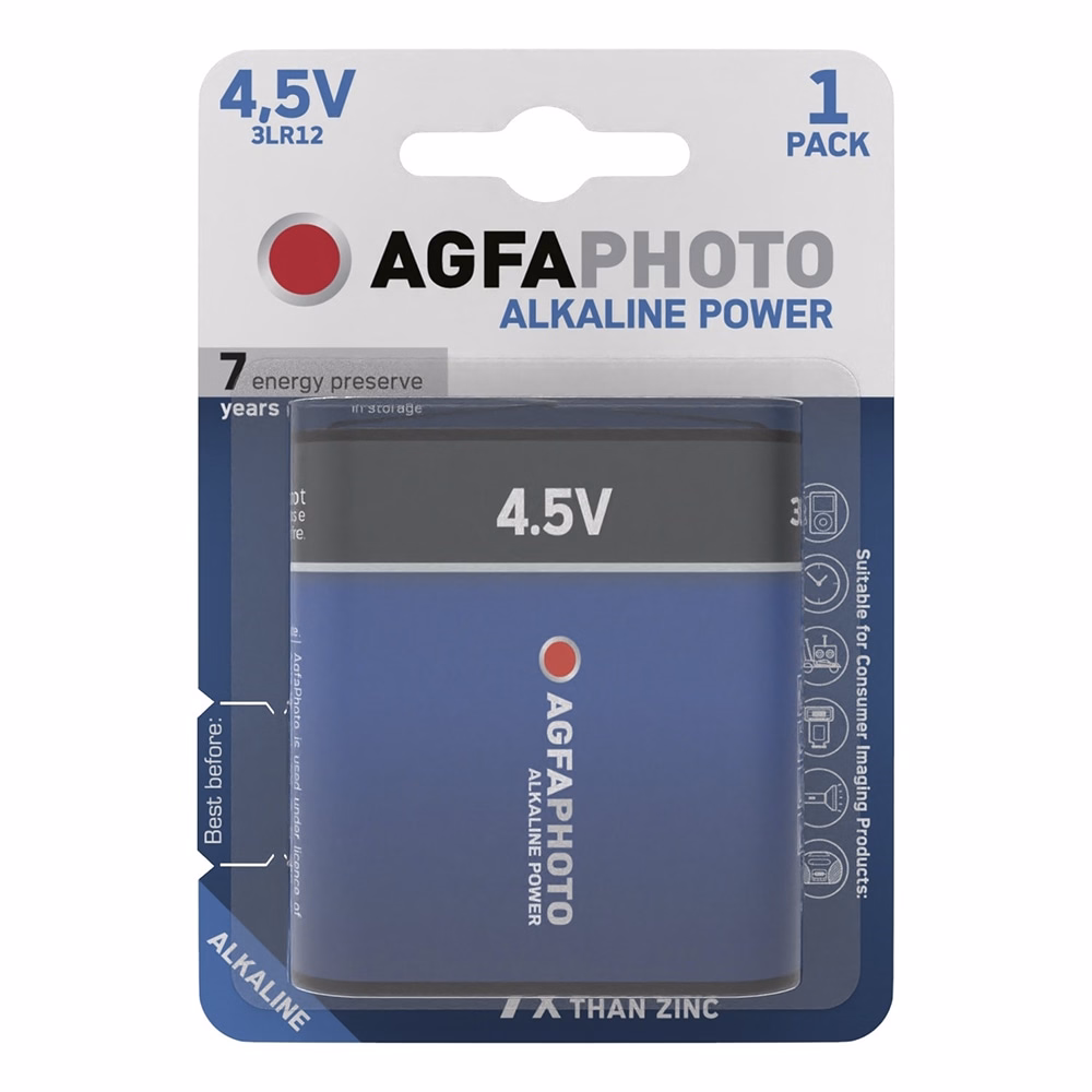 Elem lapos AGFAPHOTO 4,5V 1 darabos