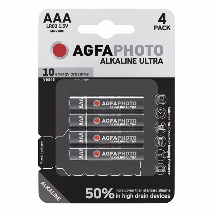 Elem mikro AGFAPHOTO Ultra AAA 4 darabos