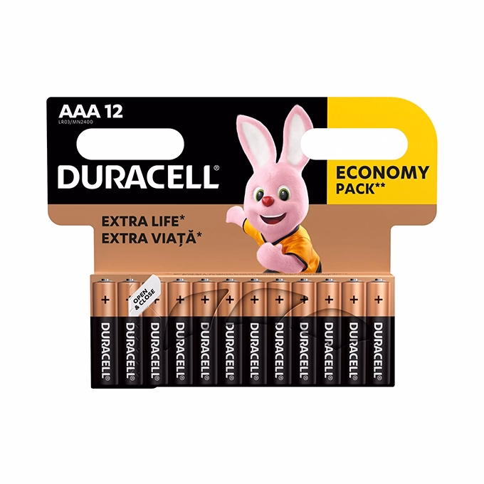 Elem mikro DURACELL Basic MN2400 AAA 12-es
