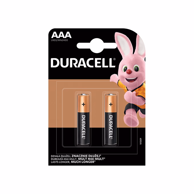 Elem mikro DURACELL Basic MN2400 AAA 2-es