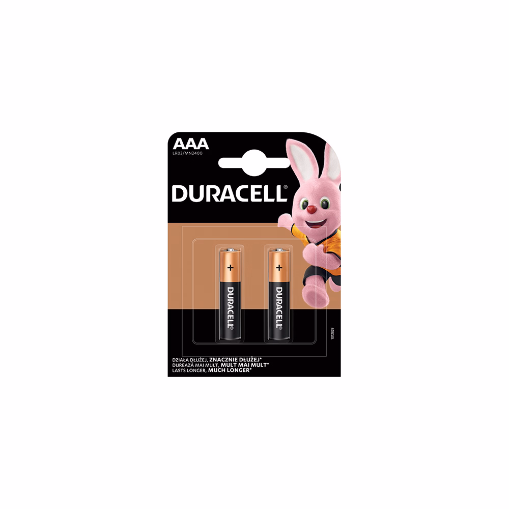 Elem mikro DURACELL Basic MN2400 AAA 2-es