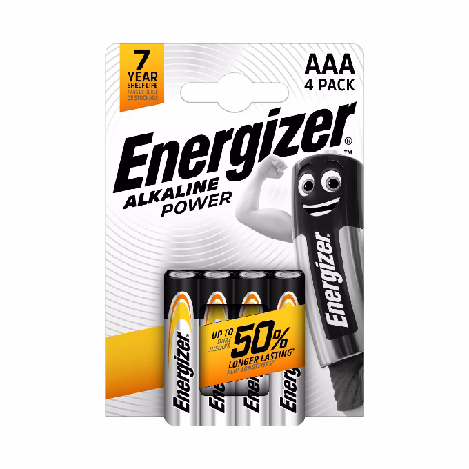 Elem mikro ENERGIZER "AlkalinePower" AAA 4 darabos Elem mikro ENERGIZER "AlkalinePower" AAA 4 darabos