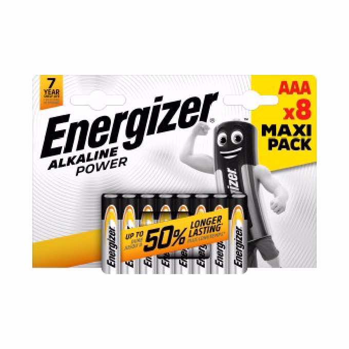 Elem mikro ENERGIZER "AlkalinePower" AAA 8 darabos