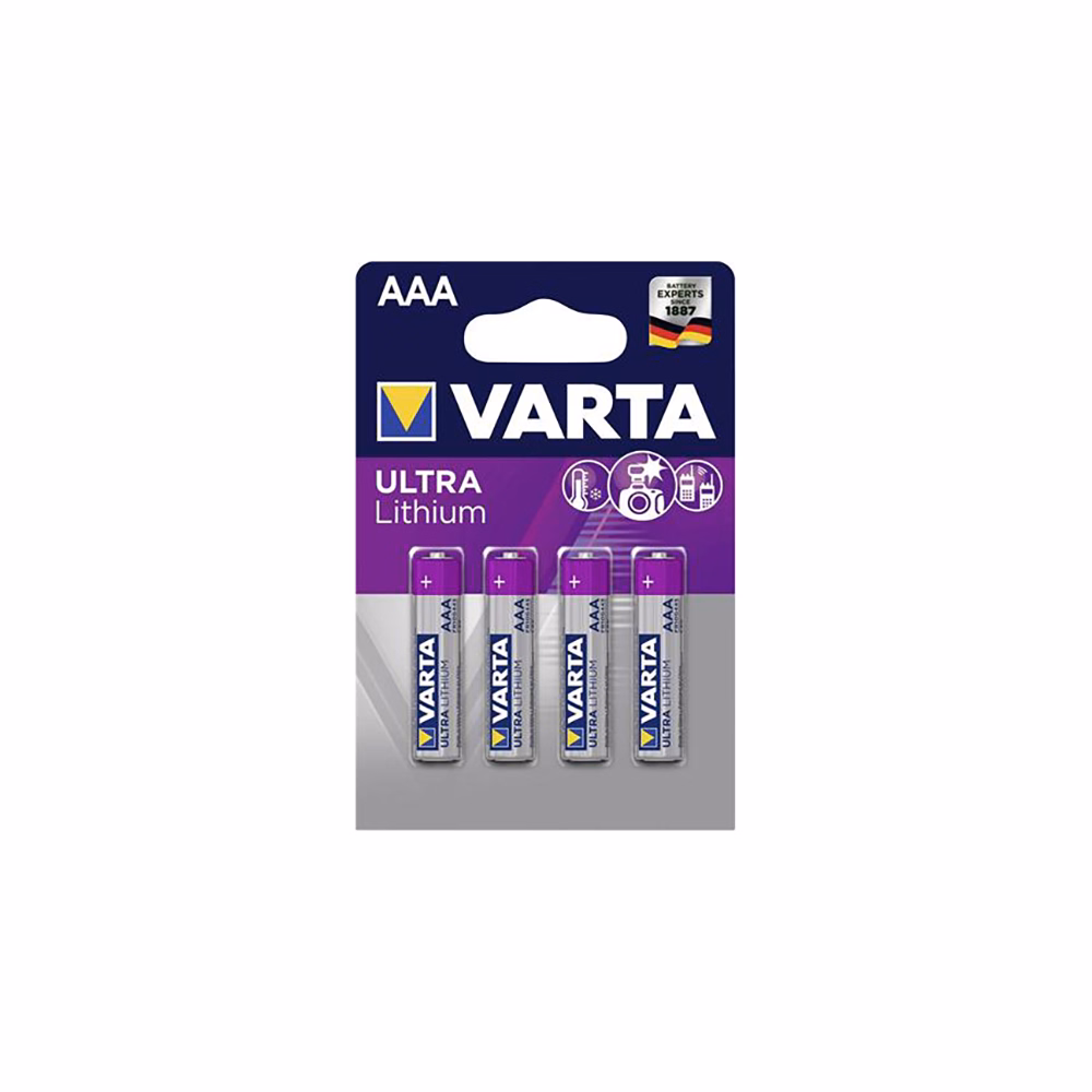 Elem mikro VARTA Ultra Líthium AAA 4-es