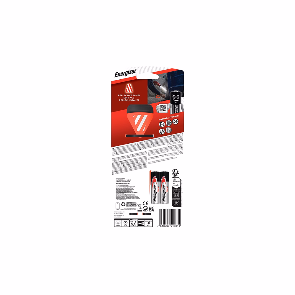 Elemlámpa LED ENERGIZER "Waterproof" vízálló + 2xAA