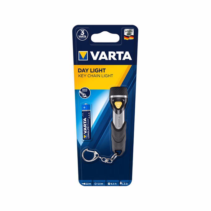 Elemlámpa VARTA Day Light kulcsra akasztható