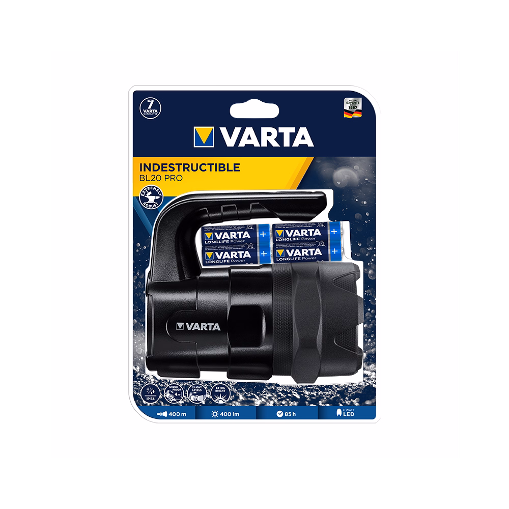 Elemlámpa VARTA Indestructible BL20 Pro Elemlámpa VARTA Indestructible BL20 Pro