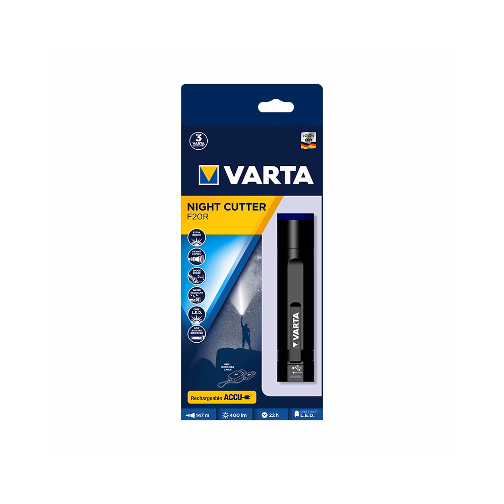 Elemlámpa VARTA Night Cutter F20R
