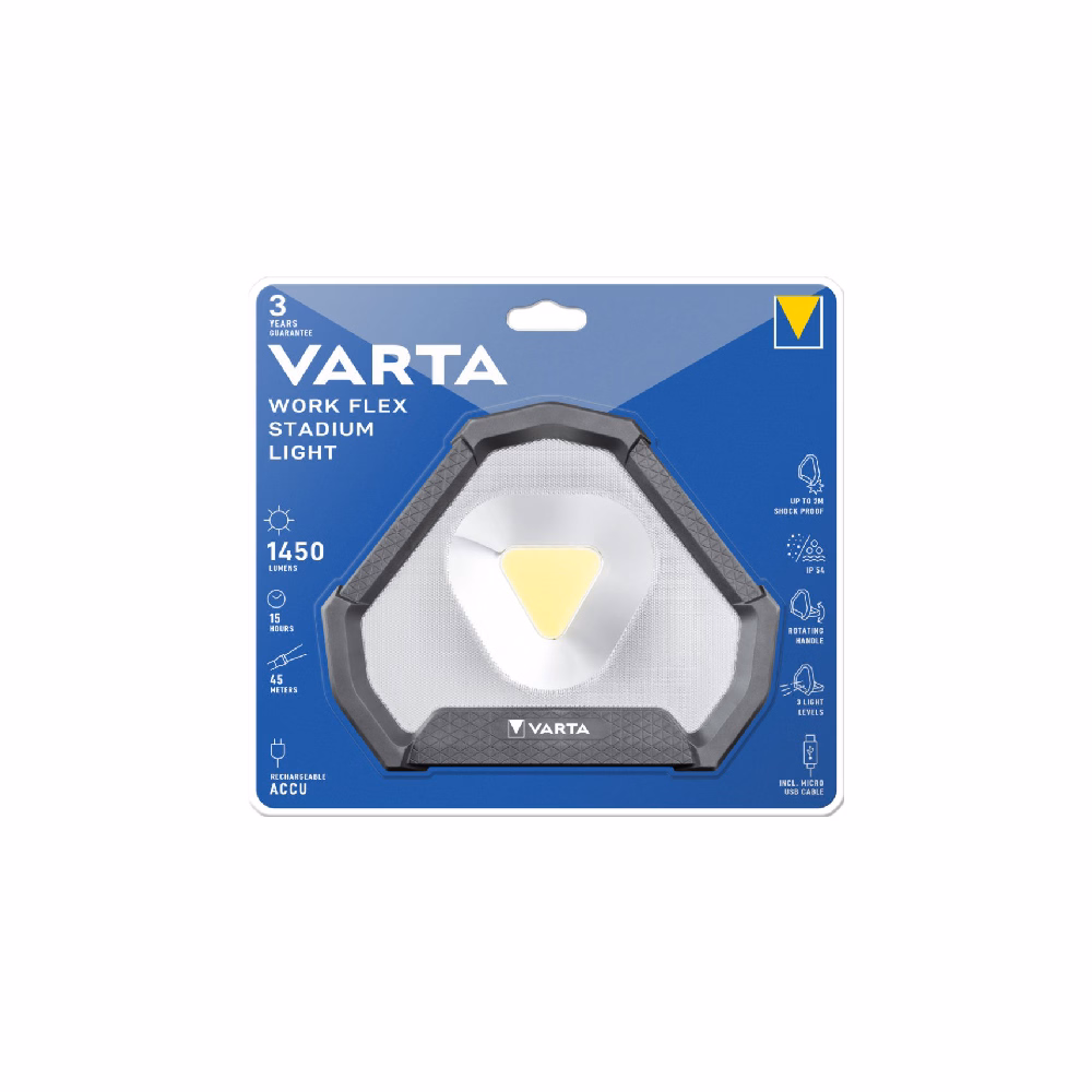 Elemlámpa VARTA Work Flex Stadium Light