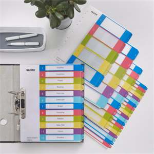 Előrendező ESSELTE Colour Breeze A/4 PP 12 részes Előrendező ESSELTE Colour Breeze A/4 PP 12 részes