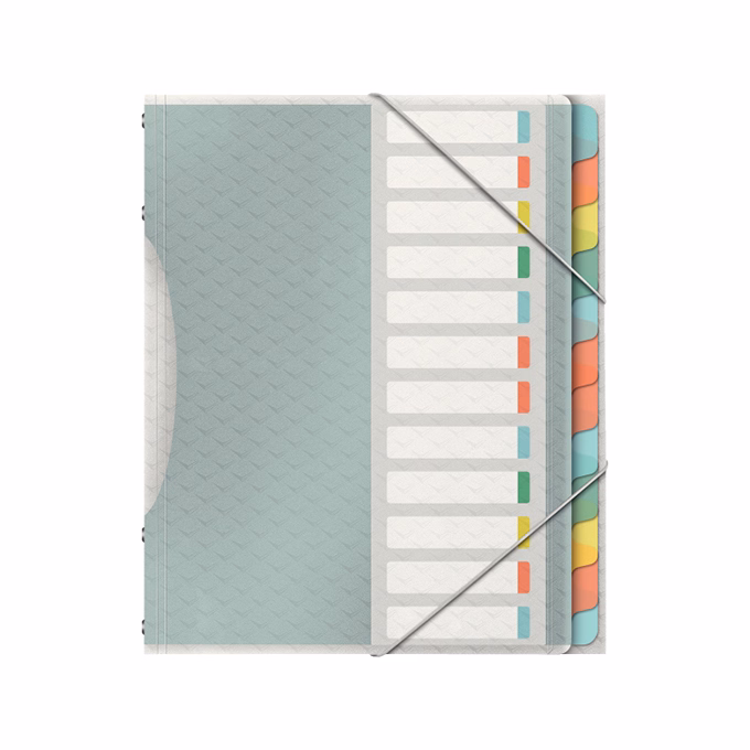 Előrendező ESSELTE Colour Breeze A/4 PP 12 részes Előrendező ESSELTE Colour Breeze A/4 PP 12 részes