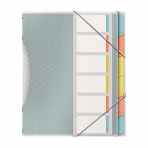 Előrendező ESSELTE Colour Breeze A/4 PP 6 részes Előrendező ESSELTE Colour Breeze A/4 PP 6 részes