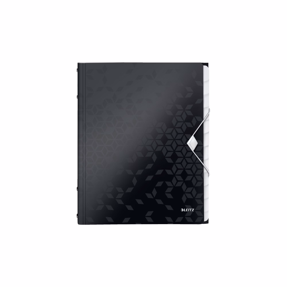 Előrendező LEITZ Wow A/4 PP 12 részes fekete