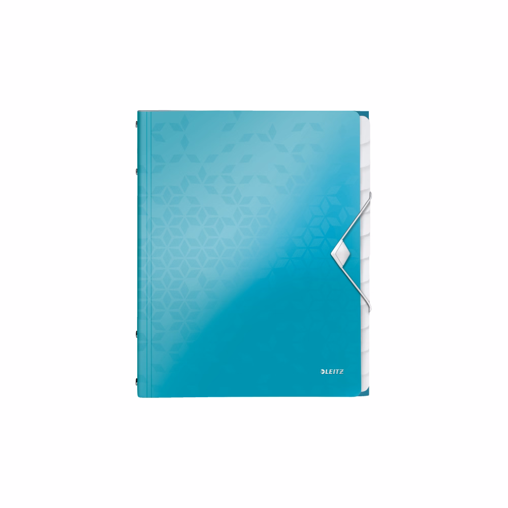 Előrendező LEITZ Wow A/4 PP 12 részes jégkék Előrendező LEITZ Wow A/4 PP 12 részes jégkék