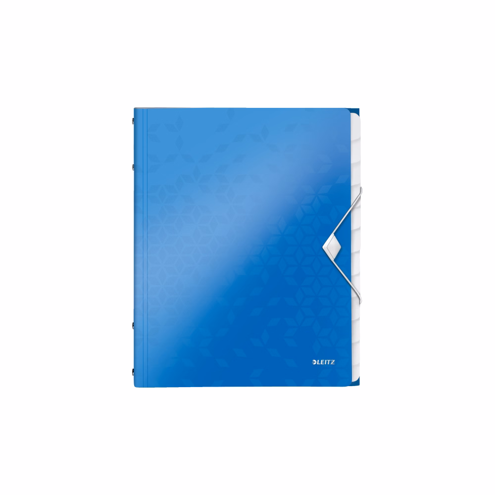 Előrendező LEITZ Wow A/4 PP 12 részes kék