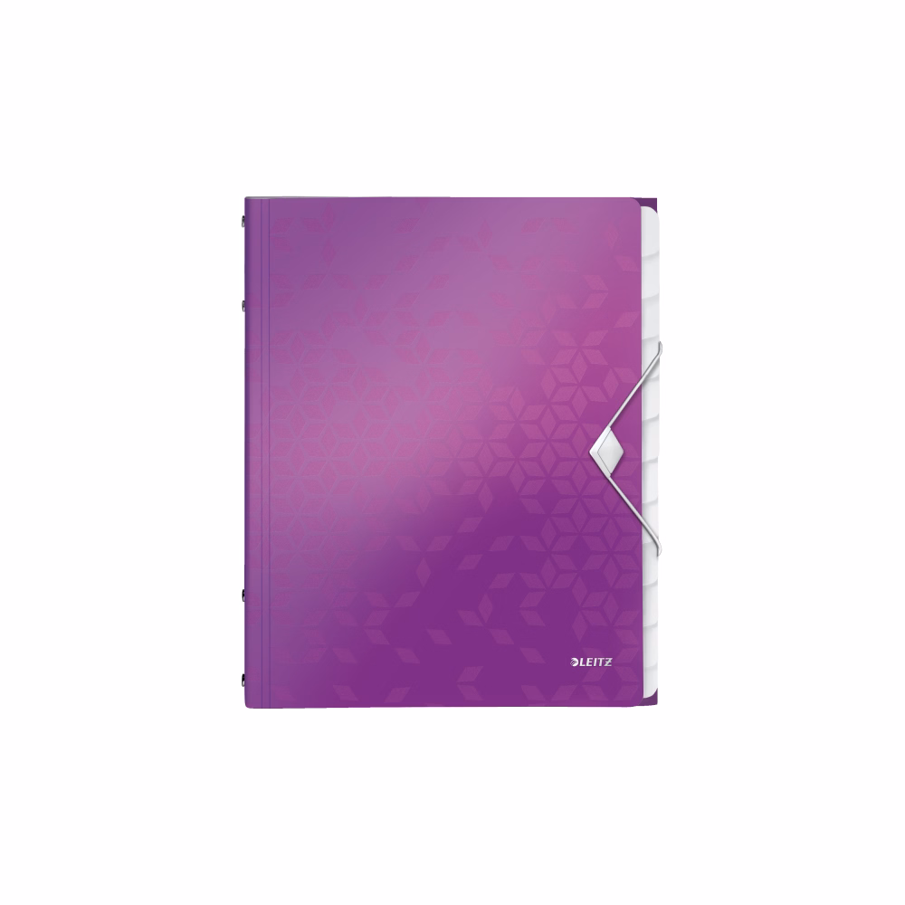 Előrendező LEITZ Wow A/4 PP 12 részes lila