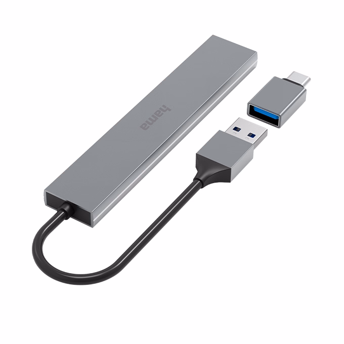 Elosztó HUB HAMA USB 3.2 + 4xUSB
