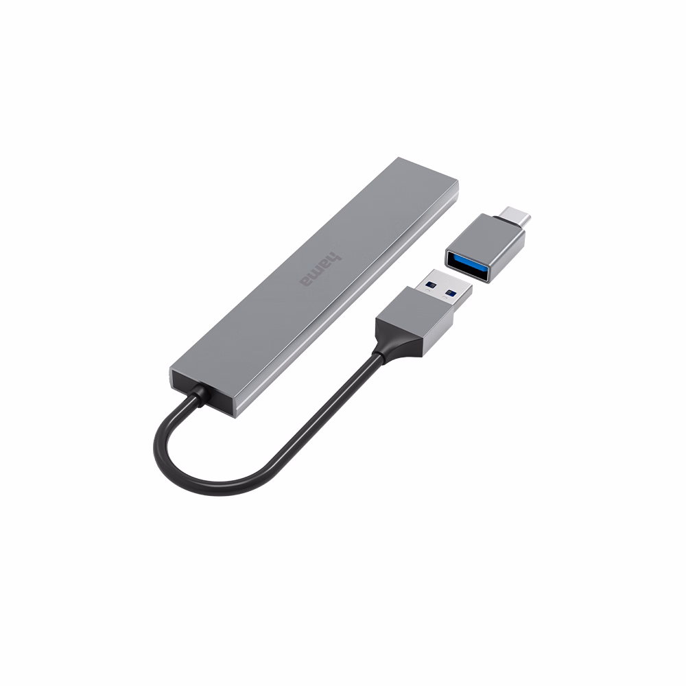 Elosztó HUB HAMA USB 3.2 + 4xUSB