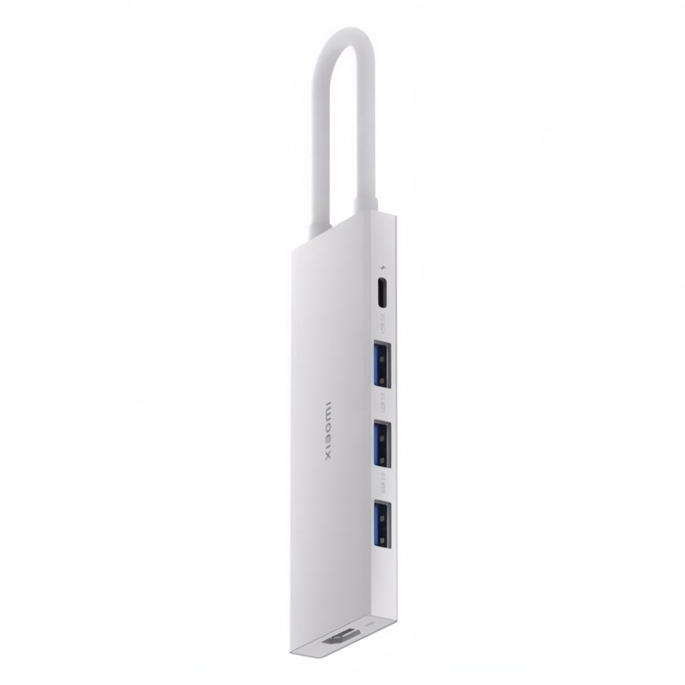 Elosztó HUB XIAOMI 3xUSB-A/2xUSB-C fehér