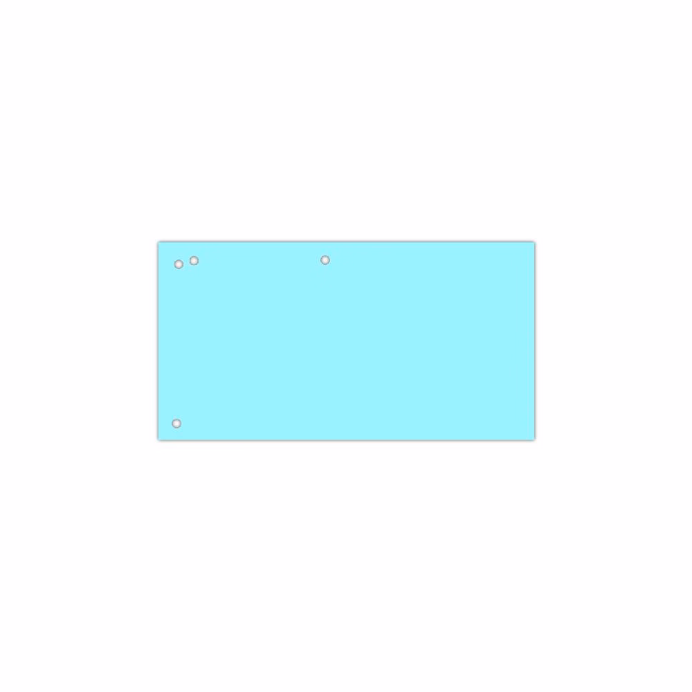 Elválasztócsík DONAU 105x235 mm karton kék 100 darabos