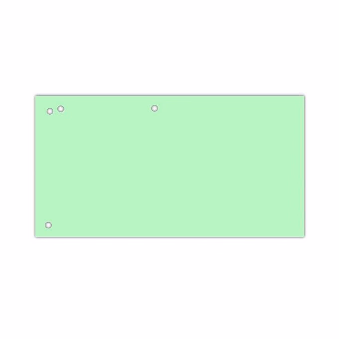 Elválasztócsík DONAU 105x235 mm karton zöld 100 darabos