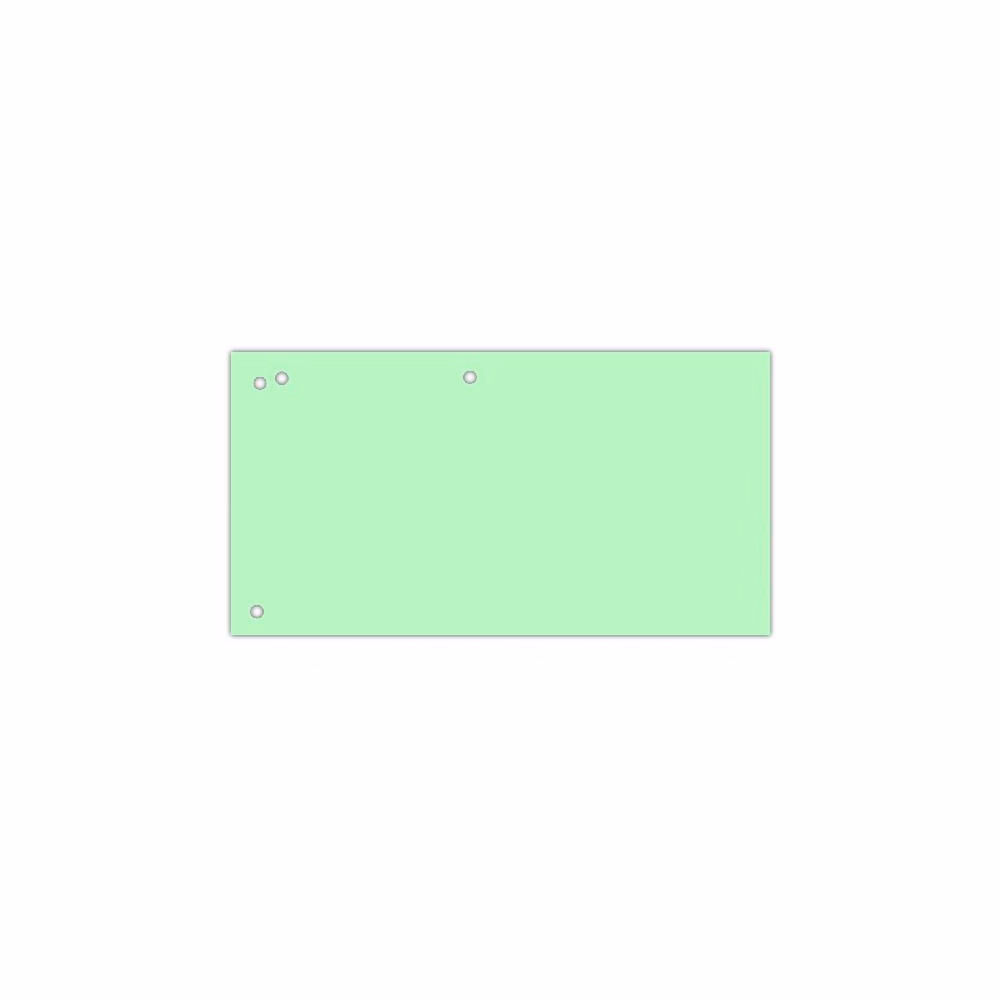 Elválasztócsík DONAU 105x235 mm karton zöld 100 darabos