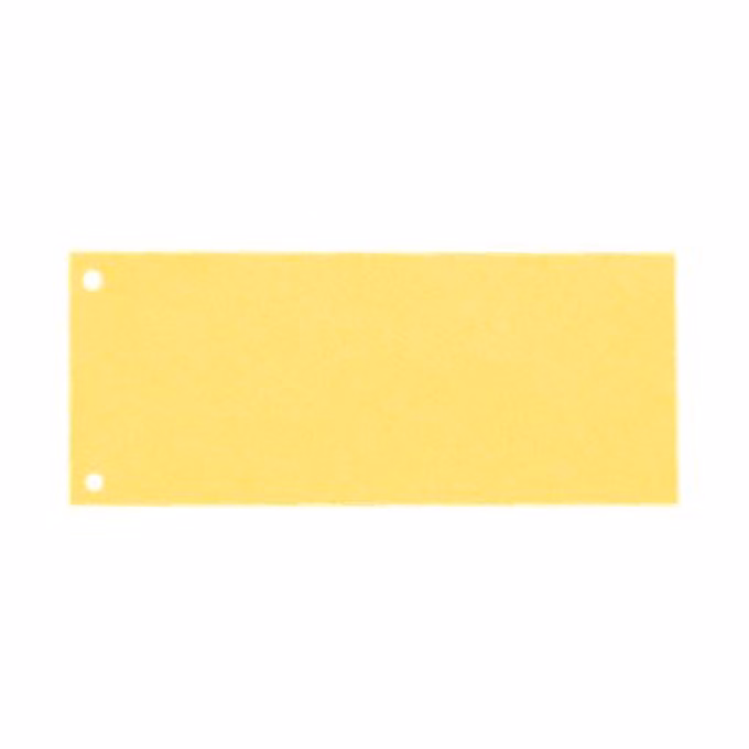 Elválasztócsík ESSELTE 105x240mm karton sárga 100 darabos