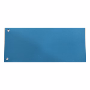 Elválasztócsík FORTUNA 105x235mm karton kék 100 darabos