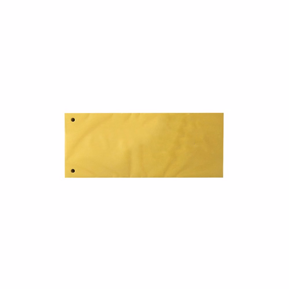 Elválasztócsík FORTUNA 105x235mm karton sárga 100 darabos