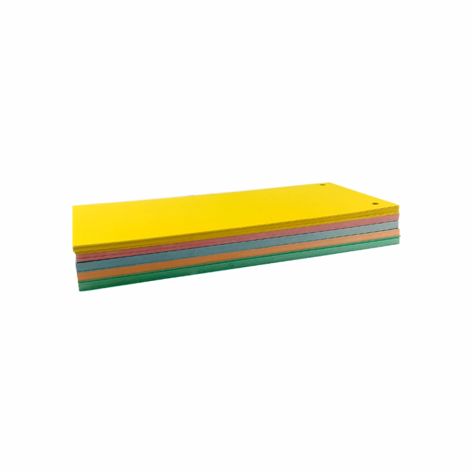 Elválasztócsík FORTUNA 105x235mm karton vegyes színekben 5x20 darabos
