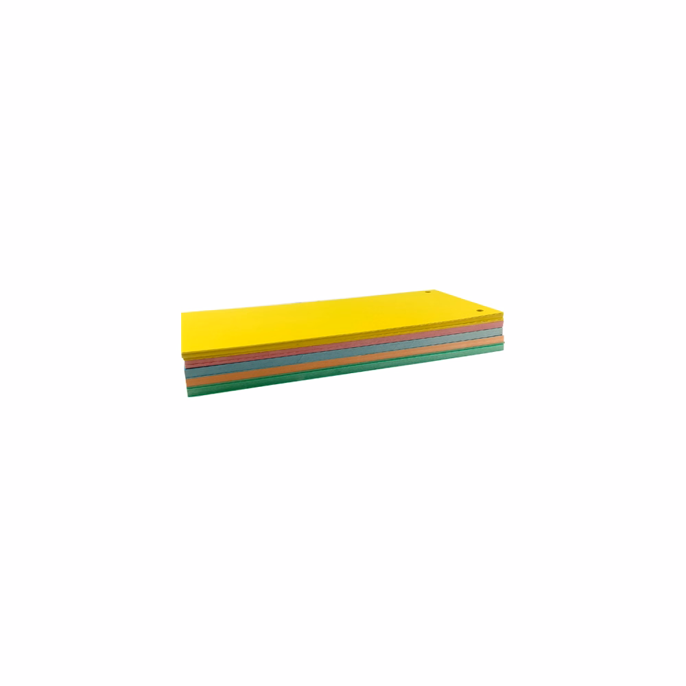 Elválasztócsík FORTUNA 105x235mm karton vegyes színekben 5x20 darabos