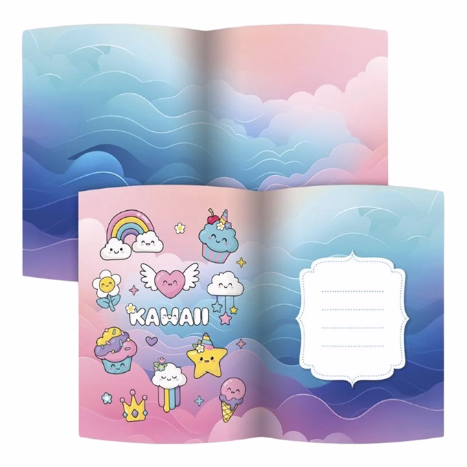 Emlékkönyv JUNIOR Kawaii lakattal