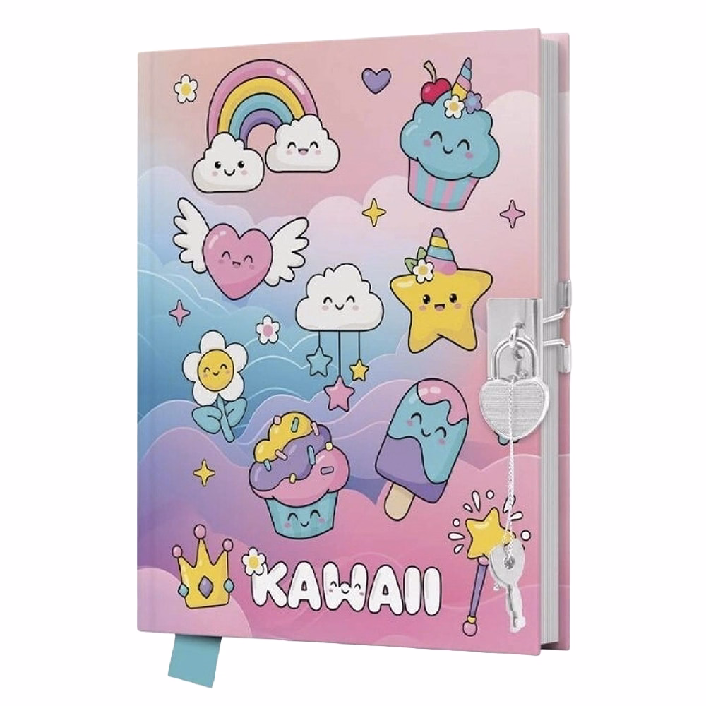 Emlékkönyv JUNIOR Kawaii lakattal