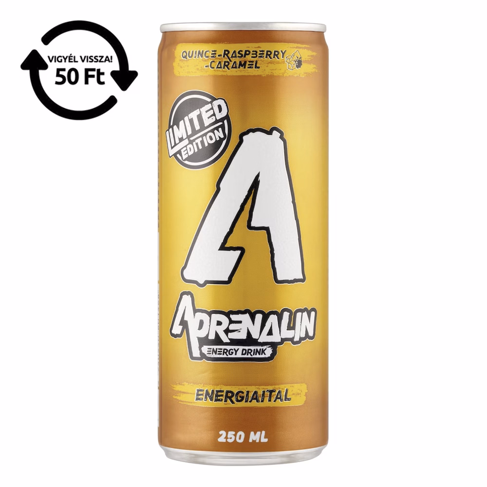 Energiaital ADRENALIN Birsalma-málna-karamell 0,25L DRS