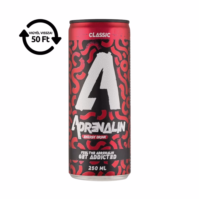 Energiaital ADRENALIN Classic 0,25L DRS