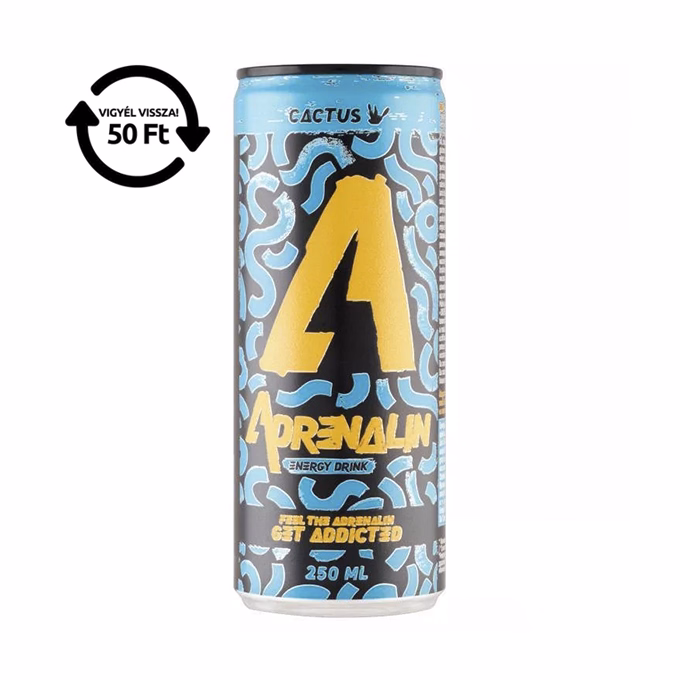 Energiaital ADRENALIN Kaktusz 0,25L DRS