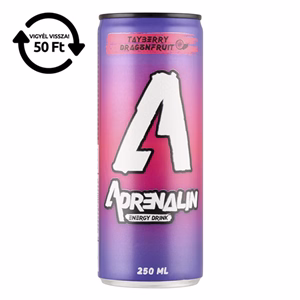Energiaital ADRENALIN Szedermálna-sárkánygyümölcs 0,25L DRS