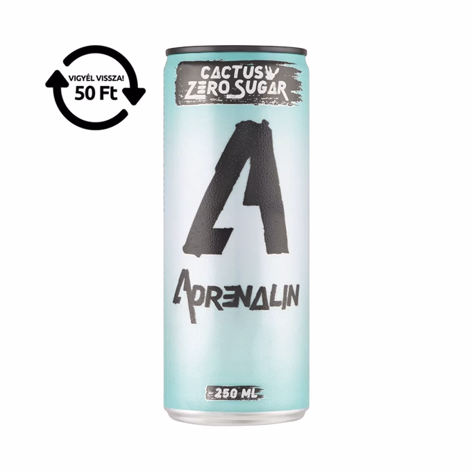 Energiaital ADRENALIN Zero Kaktusz 0,25L DRS