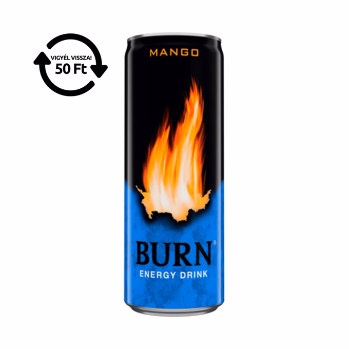 Energiaital BURN Mango 0,25L DRS